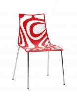 Doorschijnend rood