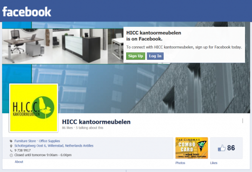 HICC nu ook op Facebook