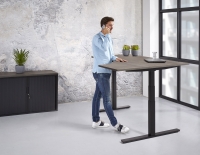 Elektrische zit-sta hoek werkplek 180x120cm Professional