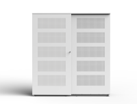 Akoestische schuifdeurkast 194 cm hoog (5 OH)