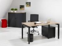 Bureautafel Q-Bic Black 120x60cm