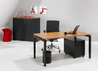 Bureautafel Q-Bic Black 120x60cm