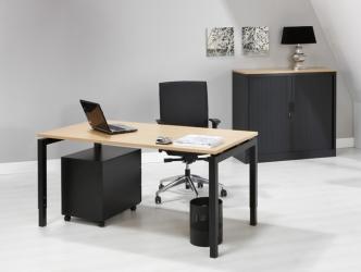 Bureautafel Q-Bic Black 140x80cm