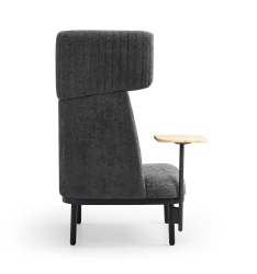 Akoestische loungebank 1-zits met tafeloptie
