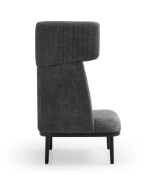 Akoestische loungebank 1-zits met tafeloptie