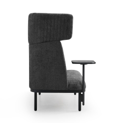 Akoestische loungebank 2-zits met tafeloptie
