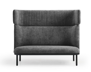 Akoestische loungebank 2-zits met tafeloptie