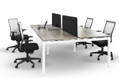 Bench werkplek Q-Bic White 320x165cm 