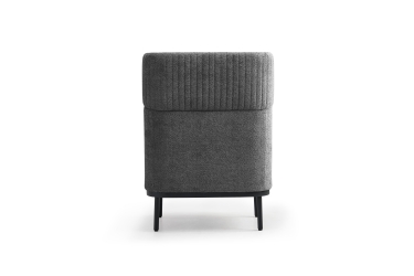 Akoestische loungebank 1-zits met tafeloptie