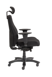 Raptor heavy duty 24uurs bureaustoel stof