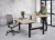 Zit/sta duo Business elektrisch 2 x (140x80 cm)  47580