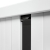Roldeurkast 118x120x43cm + 2 legborden 72556