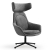Fauteuil met hoofdsteun en armleuningen 75013